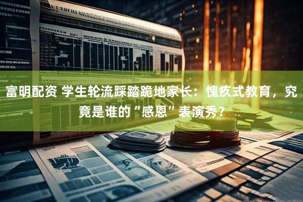 富明配资 学生轮流踩踏跪地家长：愧疚式教育，究竟是谁的“感恩”表演秀？