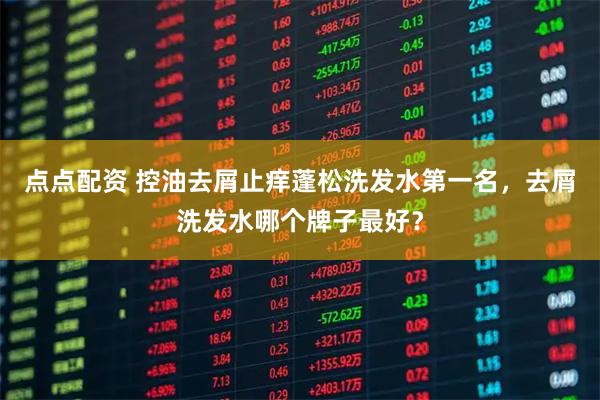 点点配资 控油去屑止痒蓬松洗发水第一名，去屑洗发水哪个牌子最好？